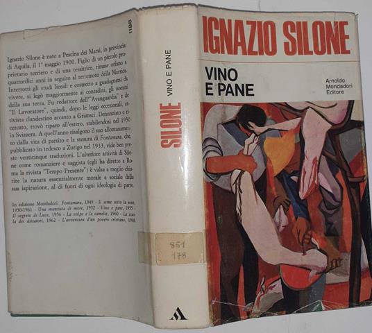 Vino e pane - Ignazio Silone - copertina