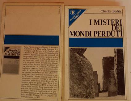 I misteri dei mondi perduti - Charles Berlitz - copertina