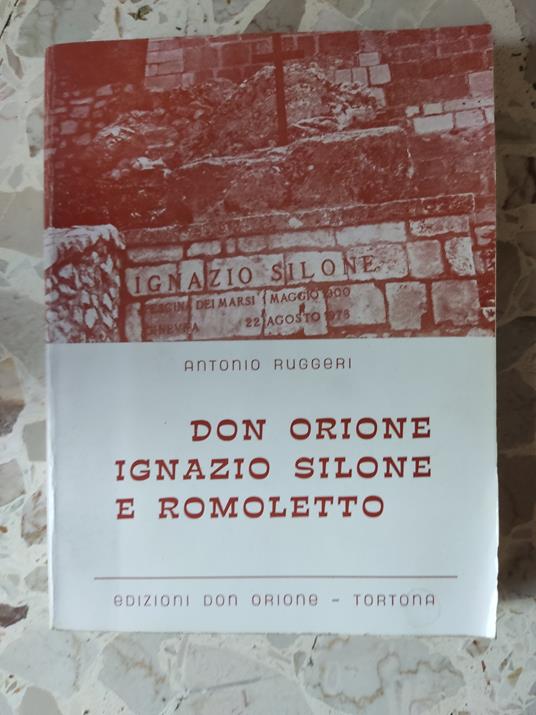 Don Orione - Ignazio Silone - Romoletto - copertina