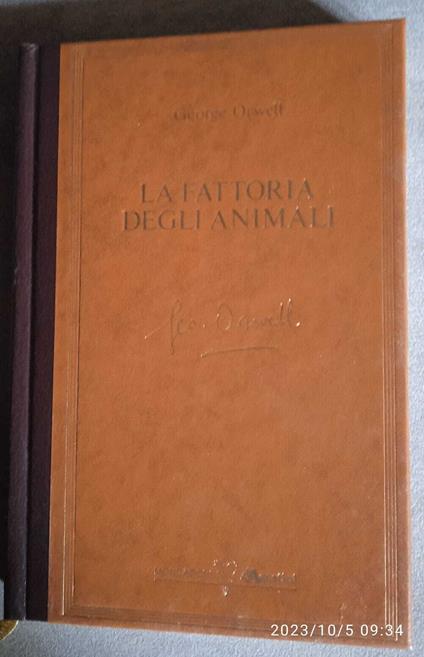 La fattoria degli animali - George Orwell - copertina