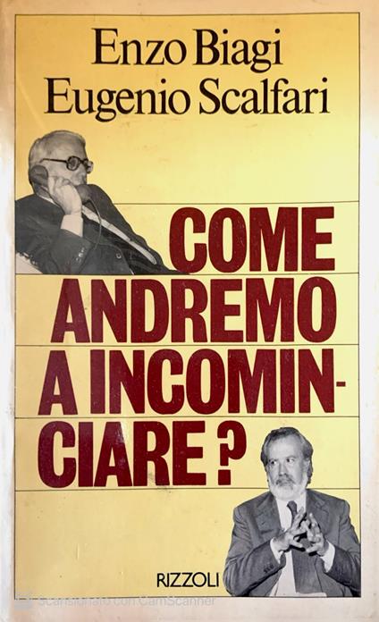 Come andremo a incominciare? - copertina