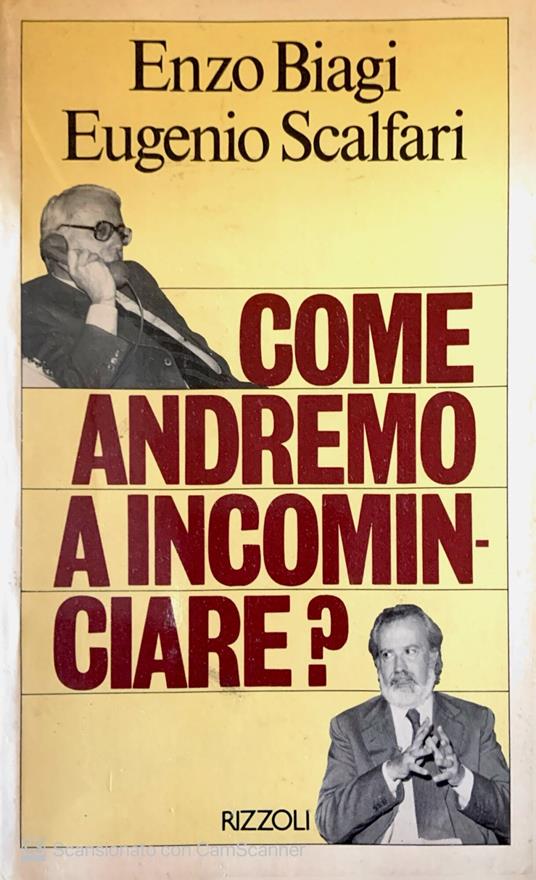 Come andremo a incominciare? - copertina