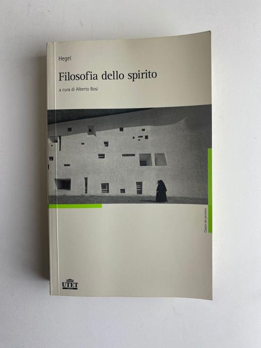 Filosofia dello spirito - Friedrich Hegel,Friedrich Hegel - copertina