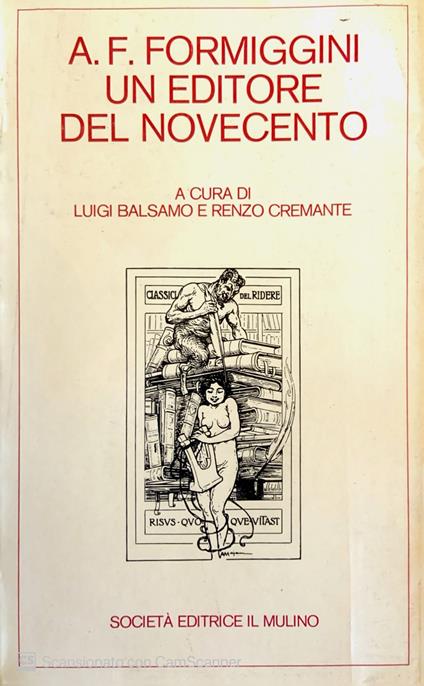 A.F. Formiggini un editore del novecento - copertina