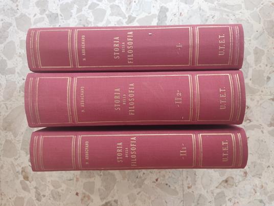 Storia della filosofia 3 volumi - Nicola Abbagnano - copertina