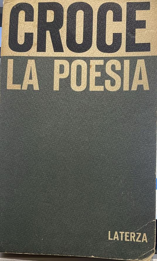 La poesia - Benedetto Croce - copertina