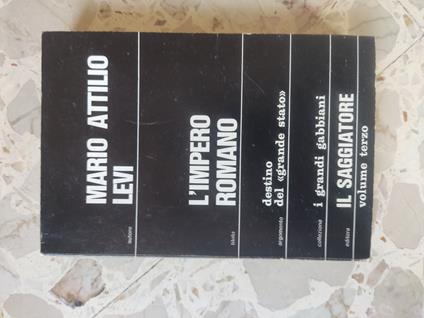 L' impero romano - Mario A. Levi - copertina