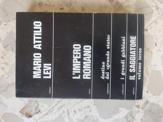 L' impero romano - Mario A. Levi - copertina