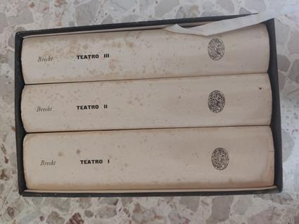Teatro. Vol. I-II-III - Bertolt Brecht - copertina