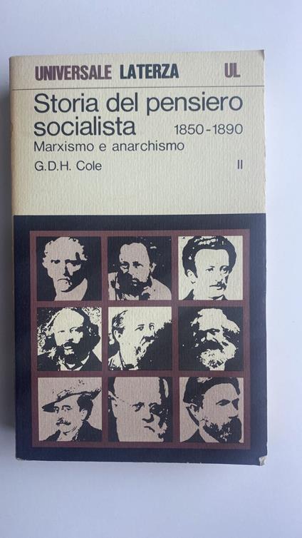 Storia del pensiero socialista. 1850-1890. II - George Douglas Howard Cole - copertina