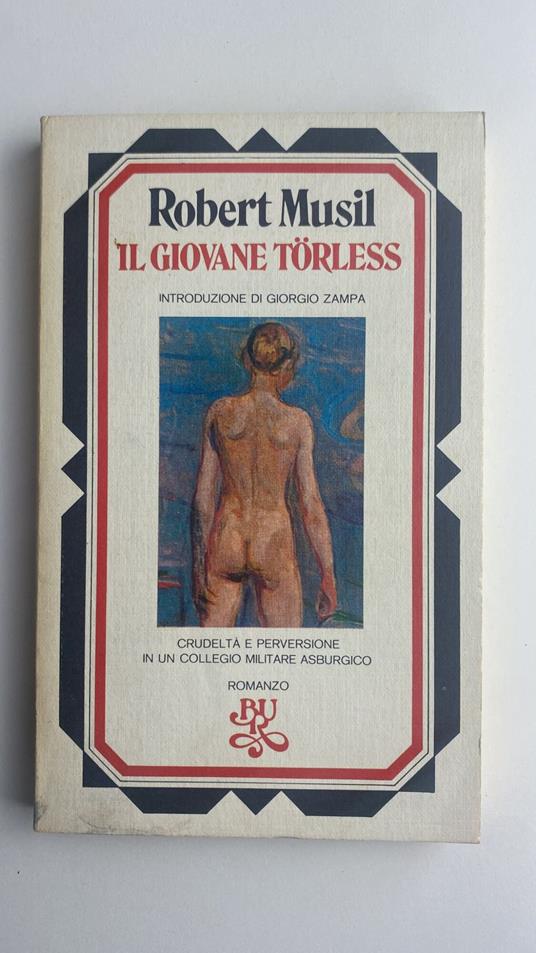Il giovane Torless - Robert Musil - copertina