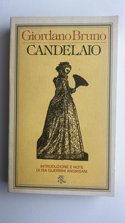 Candelaio - Giordano Bruno - copertina