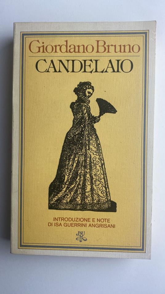 Candelaio - Giordano Bruno - copertina