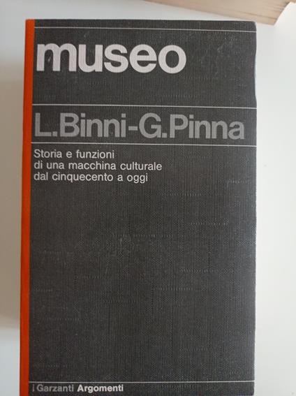 Museo - Walter Binni - copertina