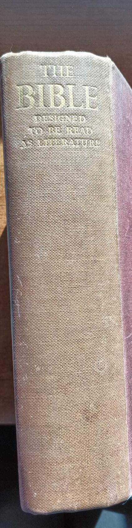 The Bible Designed to be Read as Literature - copertina