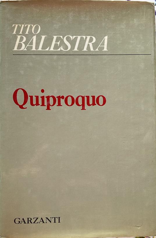 Quiproquo - copertina