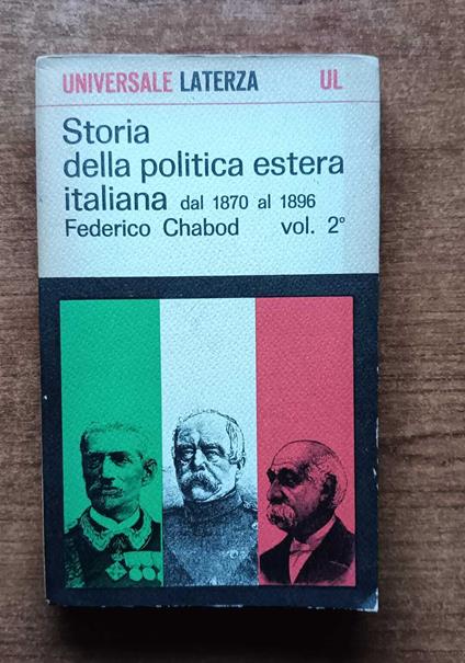 storia della politica estera italiana - Federico Chabod - copertina