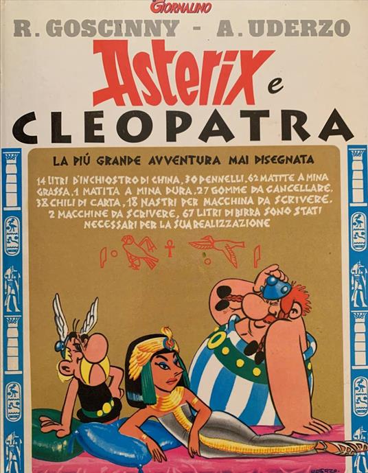 Asterix e Cleopatra - René Goscinny - copertina