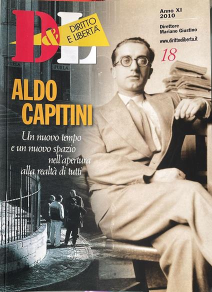 Un nuovo tempo e un nuovo spazio nell'apertura alla reatà di tutti - Aldo Capitini - copertina