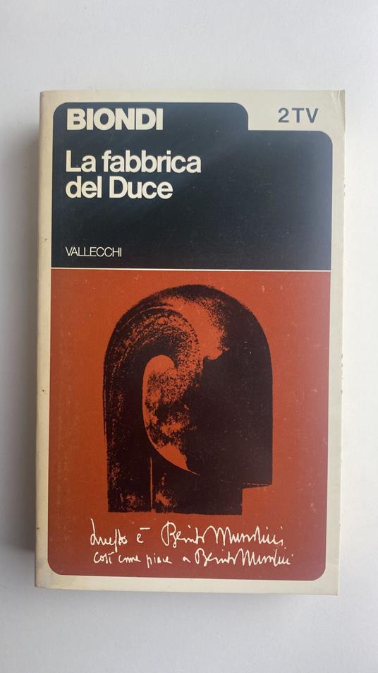 La fabbrica del Duce - Lisa Biondi - copertina
