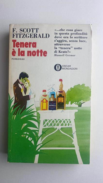 Tenera è la notte - Francis Scott Fitzgerald - copertina