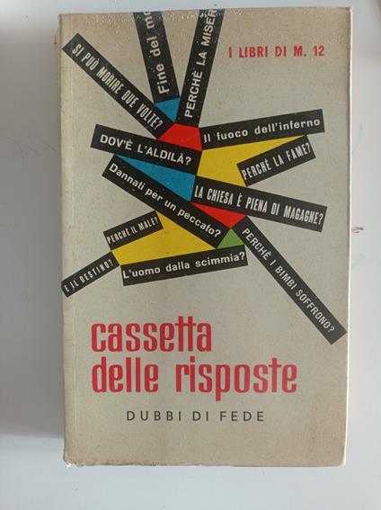 Cassetta delle risposte - dubbi di fede - copertina