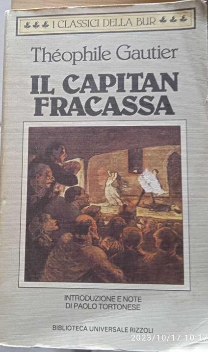 Il capitan Fracassa - Théophile Gautier - copertina