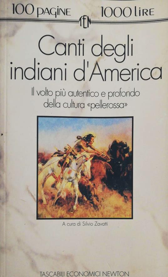 Canti degli indiani d'America - Silvio Zavatti - copertina
