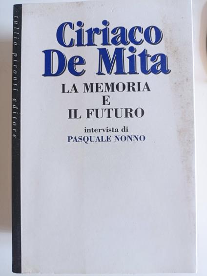 La memoria e il futuro - copertina