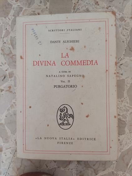 La divina commedia Purgatorio Vol. II - Dante Alighieri - copertina