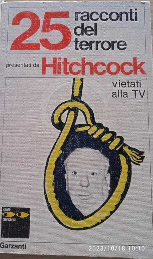 25 racconti del terrore - Alfred Hitchcock - copertina
