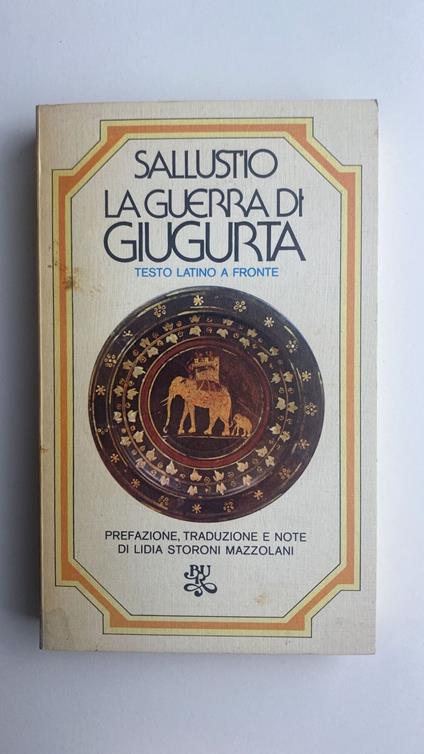 La guerra di Giugurta - C. Crispo Sallustio - copertina
