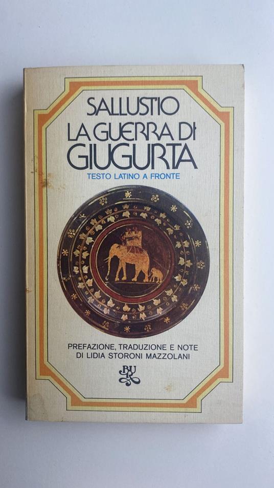 La guerra di Giugurta - C. Crispo Sallustio - copertina
