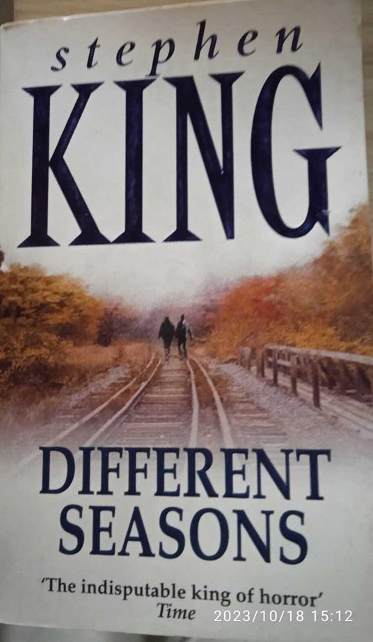 Different Seasons - Stephen King - copertina
