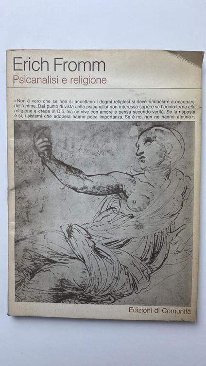 Psicanalisi e religione - Erich Fromm - copertina