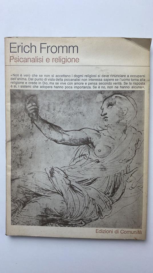 Psicanalisi e religione - Erich Fromm - copertina