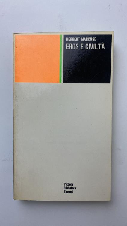 Eros e civiltà - Herbert Marcuse - copertina