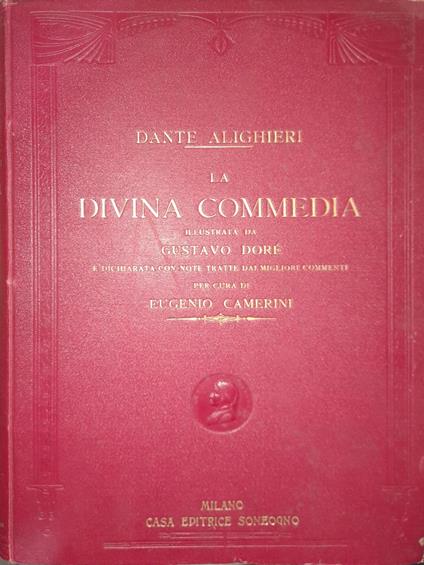 La Divina Commedia. Illustrata da Gustavo Doré - Dante Alighieri - copertina