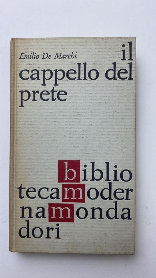 Il cappello del prete - Emilio De Marchi - copertina