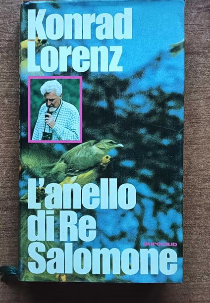 L' anello di re Salomone - Konrad Lorenz - copertina
