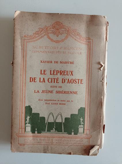 Le lepreux de la citè d'Aoste - Xavier de Maistre - copertina