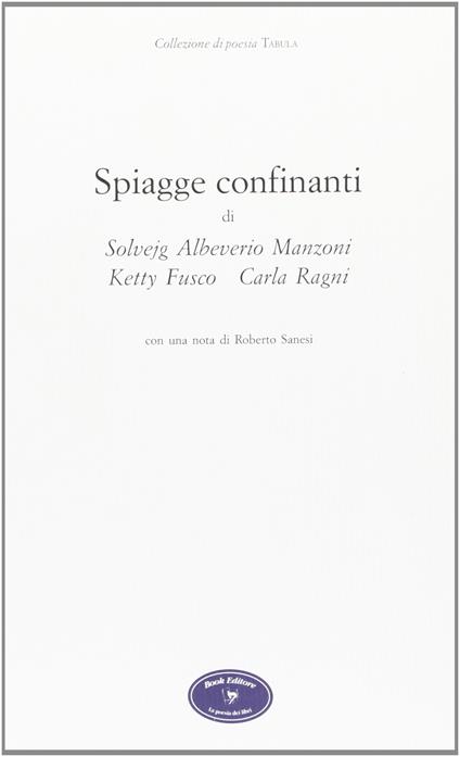 Spiagge confinanti - copertina