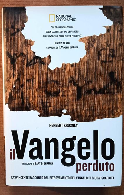 Il Vangelo Perduto - copertina