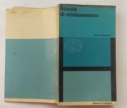 Scuola di cristianesimo - Sören Kierkegaard - copertina