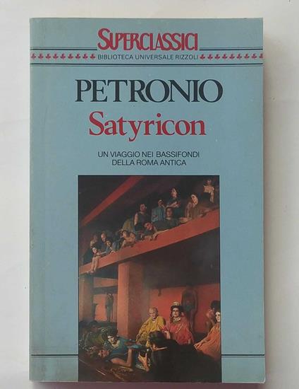 Satyricon - Arbitro Petronio - copertina