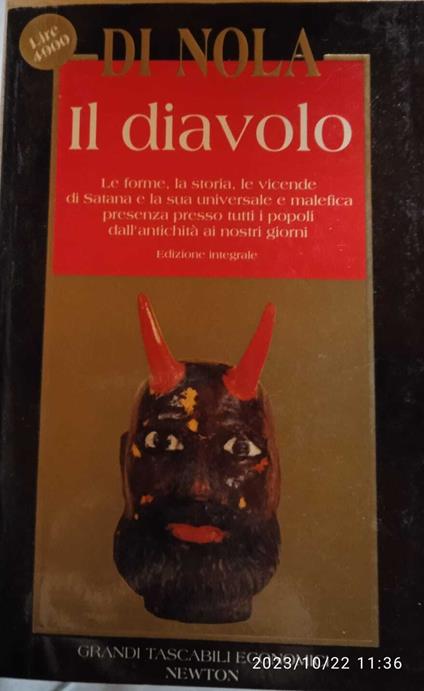 Il diavolo - Alfonso Maria Di Nola - copertina