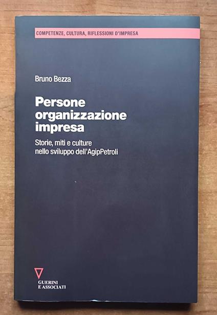 Persone organizzazione impresa - Bruno Bezza - copertina