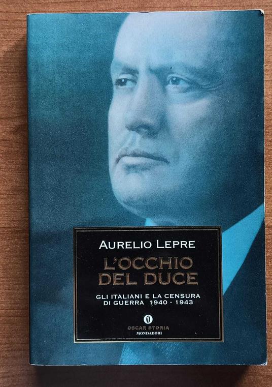 L' occhio del duce - Aurelio Lepre - copertina