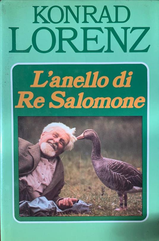 L' anello di Re Salomone - Konrad Lorenz - copertina