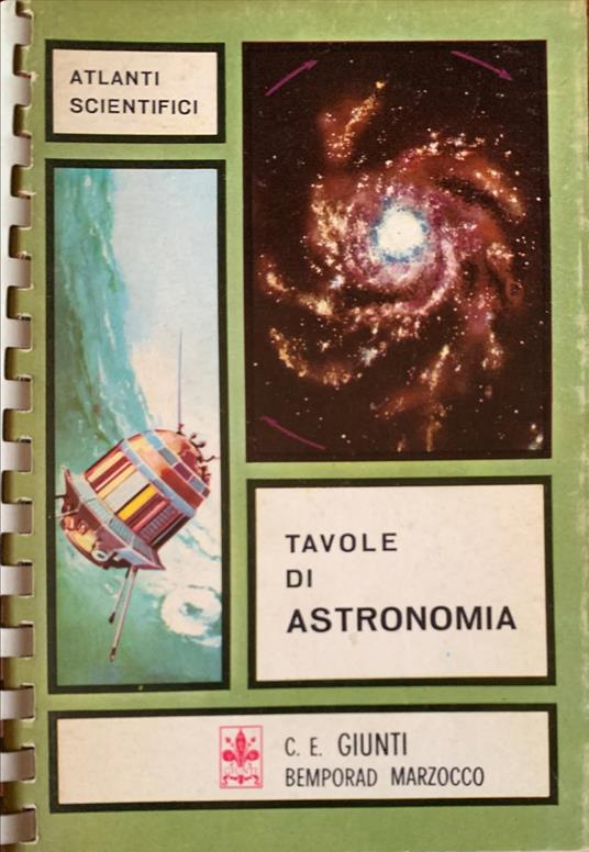Tavole di astronomia - copertina